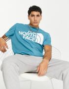 The North Face Standard T-shirt In Blue-blues