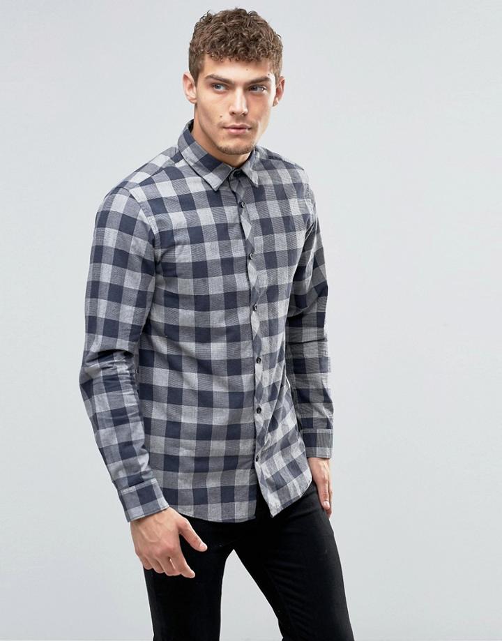 Jack & Jones Checked Shirt - Gray