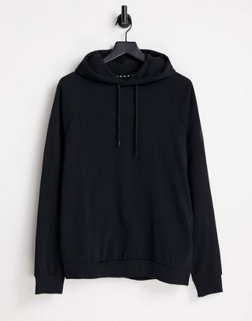 Avant Garde Patch Hoodie In Black
