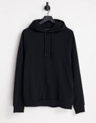 Avant Garde Patch Hoodie In Black