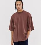 Noak Super Oversized T-shirt In Brown