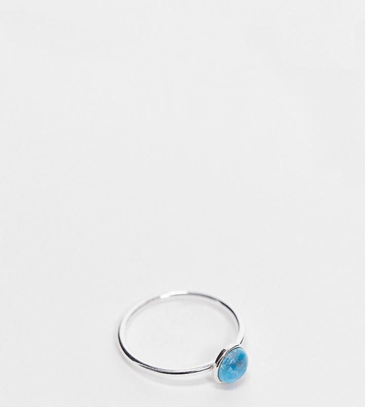Kingsley Ryan Sterling Silver Ring With Turquoise Stone