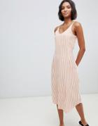 Zulu & Zephyr Stripe Rush Beach Dress In Multi - Multi