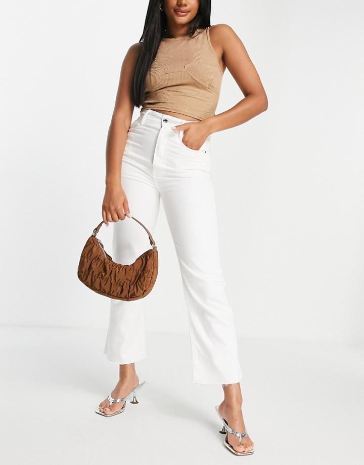 G-star Tedie Ultra High Straight Jeans In White