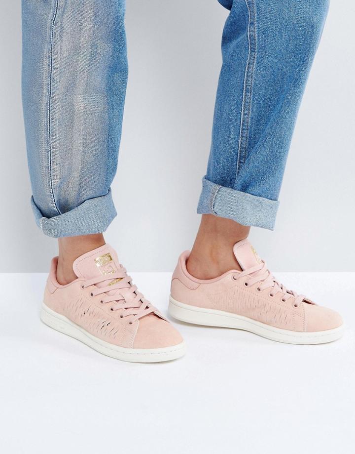 Adidas Originals Haze Coral Stan Smith Sneakers - Pink