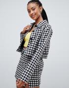 Emory Park Trucker Jacket In Houndstooth Two-piece