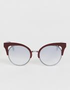 Marc Jacobs Cat Eye Sunglasses In Red - Red