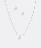 Krystal London Swarovski Crystal Star Earrings And Necklace Set-clear