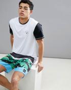 Quiksilver Color Blocked Surf T-shirt In White - White