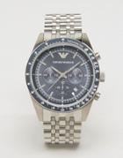 Emporio Armani Chronograph Bracelet Watch Ar6072 - Silver