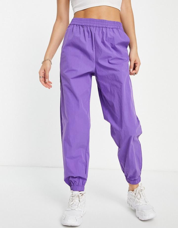 Pieces Sonni Slim Fit Sweatpants In Purple