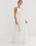 Asos Edition Lace Halter Neck Maxi Wedding Dress