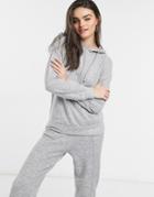 Lindex Felicity Super Soft Lounge Hoodie In Gray-grey