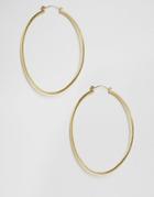 Cheap Monday Gold Hoop Earrings - Gold