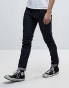 Nudie Jeans Co Lean Dean Jean Dry Slow Dark Wash - Navy