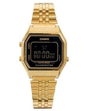 Casio La680wega Mini Digital Black Face Watch - Black