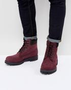 Timberland Classic 6 Inch Premuim Boots In Red - Red