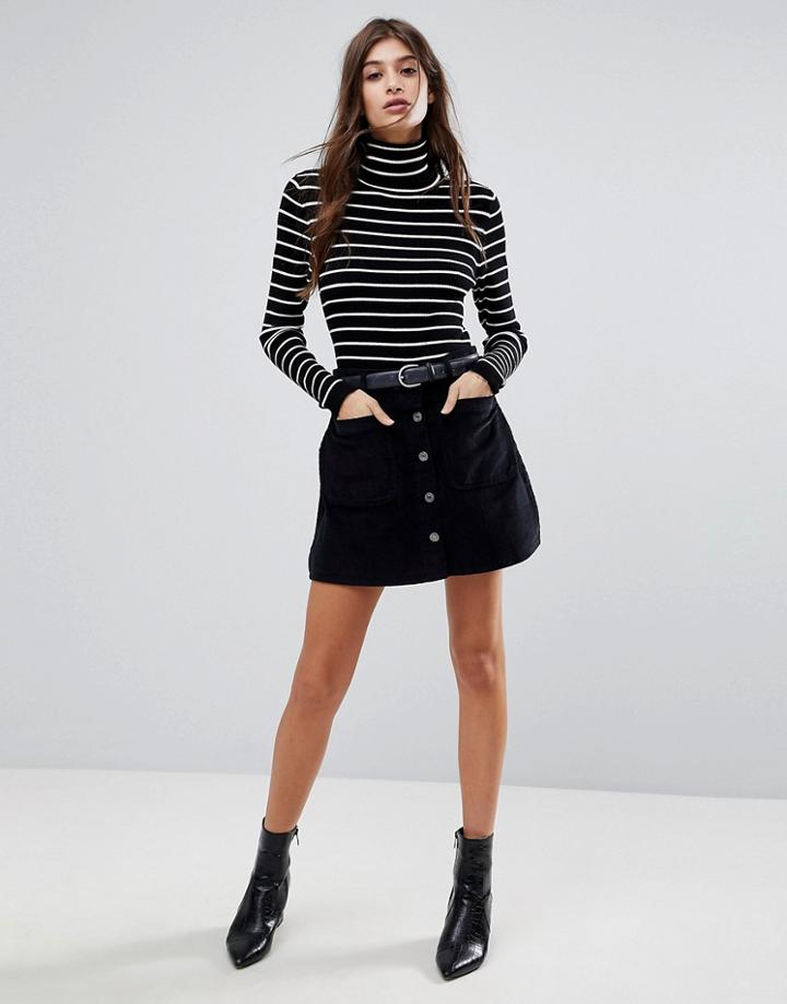 Vero Moda Corduroy Skirt - Brown
