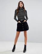 Vero Moda Corduroy Skirt - Brown
