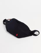 Polo Ralph Lauren Canvas Fanny Pack In Black With Pony Logo