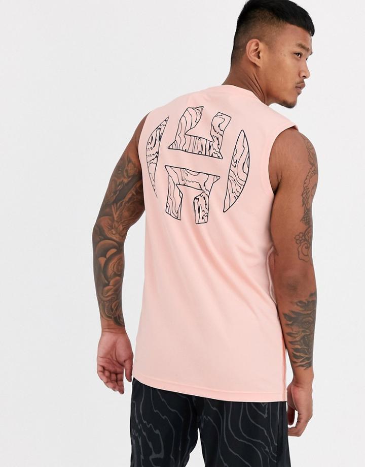 Adidas Basketball X Harden Tank In Pink