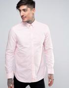 Ben Sherman Slim Sit Shirt - Pink