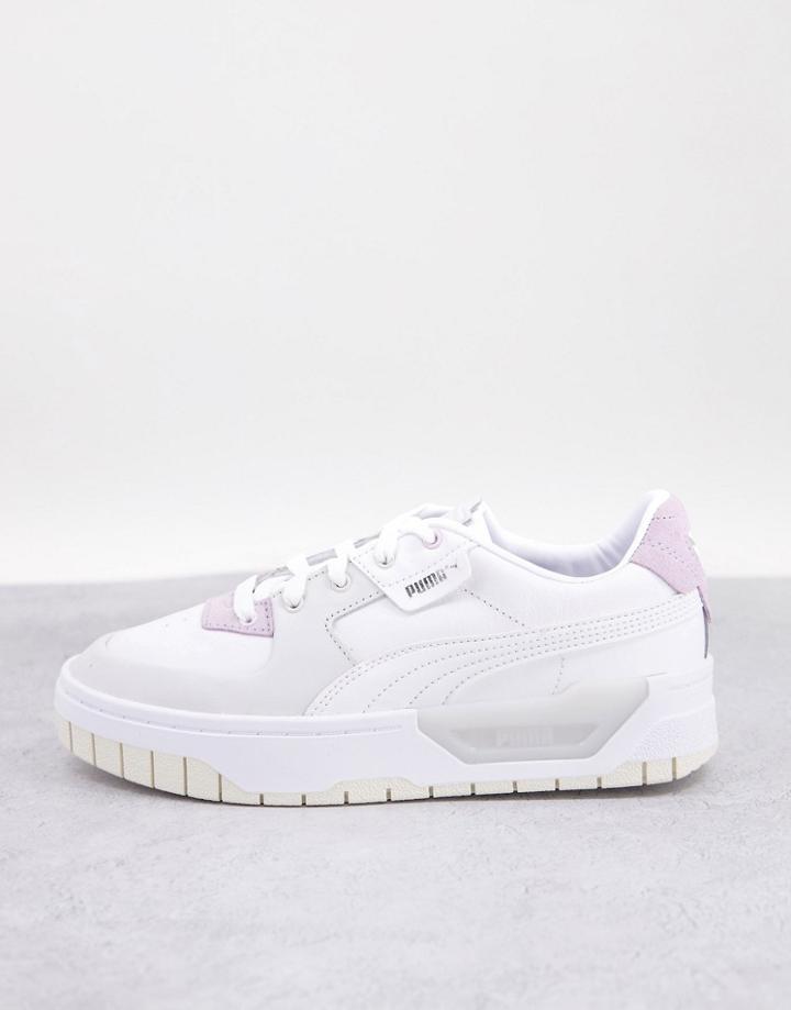Puma Cali Dream Sneakers In White And Pink