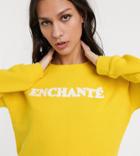 Whistles Exclusive Enchante Sweatshirt-yellow