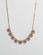 Ted Baker Siero Crystal Daisy Lace Necklace - Gold