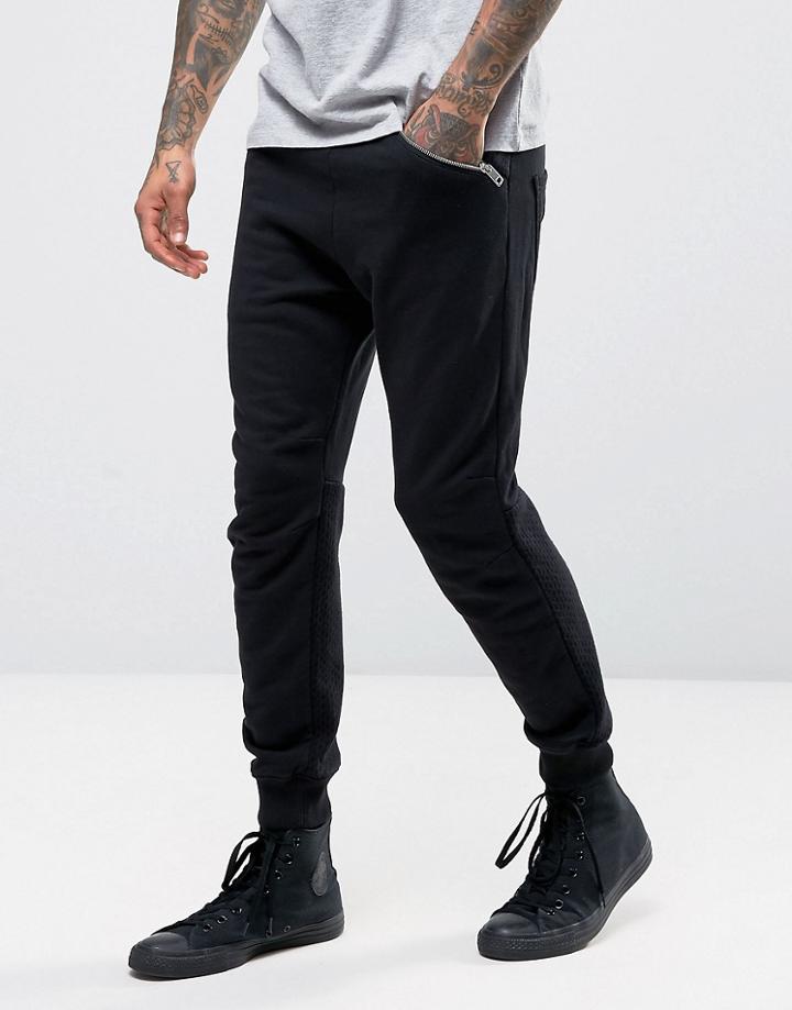 Diesel P-narc Zip Jogger - Black