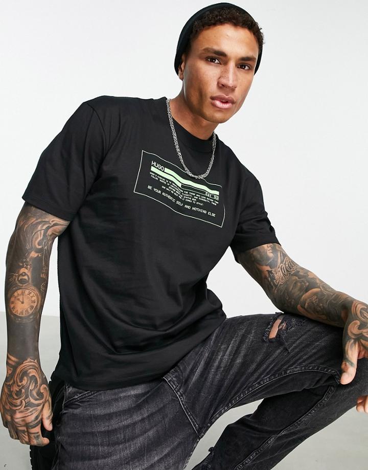Hugo Danford T-shirt In Black
