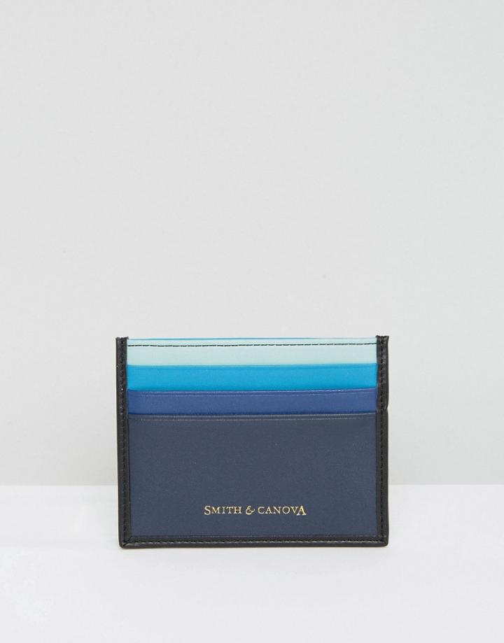 Smith And Canova Card Holder In Rainbow - Multi