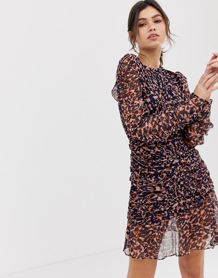 Stevie May Unleashed Tiger Print Dress-multi