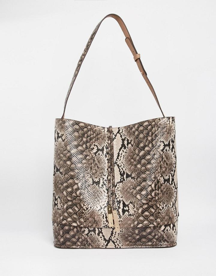 Oasis Reversible Hobo Bag With Removable Inner