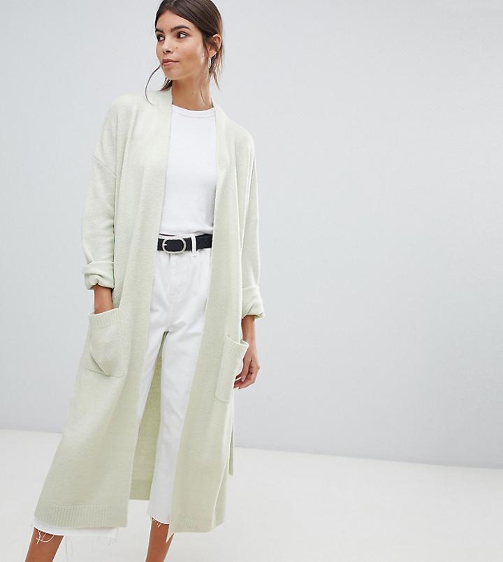 Micha Lounge Maxi Cardigan With Belted Wrap-green