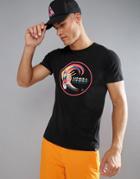 O'neill Reissue Heritage Surfer Logo T-shirt Slim Fit In Black - Black