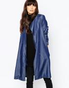 Vero Moda Tencel Lightweight Jacket - Dark Blue