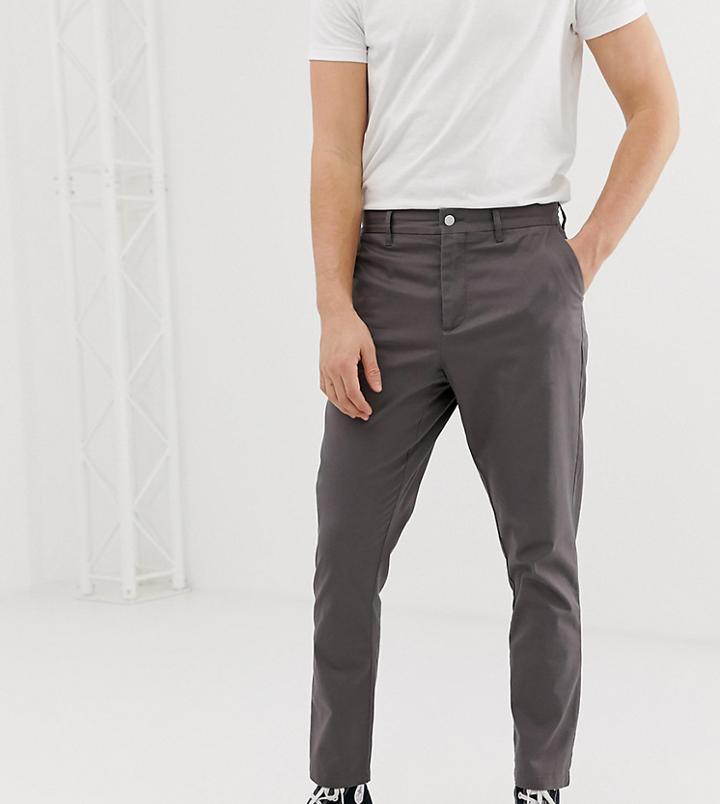 Noak Tapered Chinos In Gray