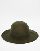 Asos Bee Keeper Hat In Khaki With Unstructured Brim - Khaki