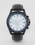 Brave Soul Chronograph Watch With White Dial - Black