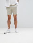 Tommy Jeans Freddy Basic Straight Fit Chino Shorts In Beige - Beige