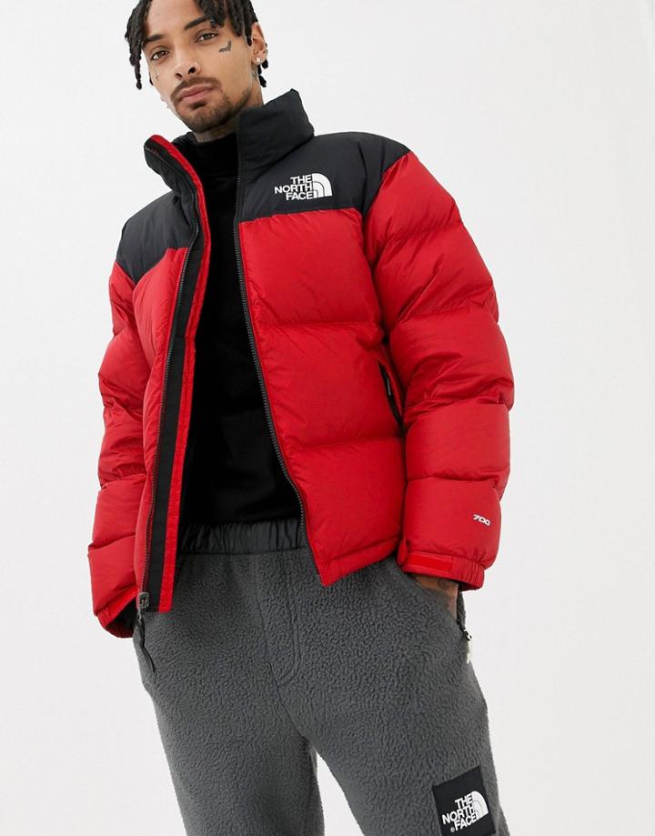 The North Face 1996 Retro Nuptse Jacket In Red - Red