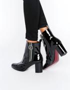 Tommy Hilfiger Tommyxgigi Elastic Heeled Ankle Boots - Black