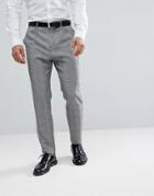 Stradivarius Slim Fit Chino With Stripe In Gray - Gray