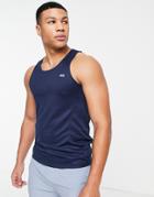 Asos 4505 Icon Training Tank Top With Racer Back-navy