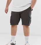 Duke King Size Cargo Shorts In Khaki - Green