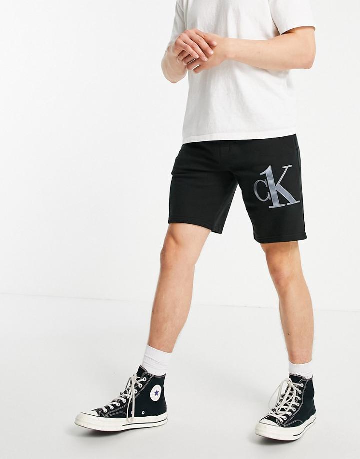 Calvin Klein Ck One Lounge Shorts In Black