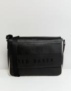 Ted Baker Embossed Yerwot Messenger Bag - Black