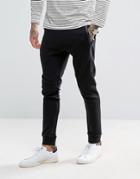 Gandys Slim Fit Tech Joggers In Black - Black