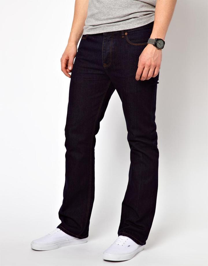 Asos Bootcut Jean In Indigo